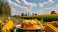 Moldovan MÃÆmÃÆligÃÆ in a Sunflower Field